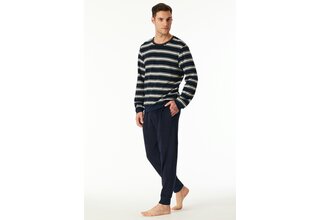 Schiesser Homme Pyjama long  bleu nuit 183128 54/XL