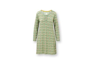 Pip Studio Desiree Chemise de nuit à manches longues Jabalini Vert clair XL