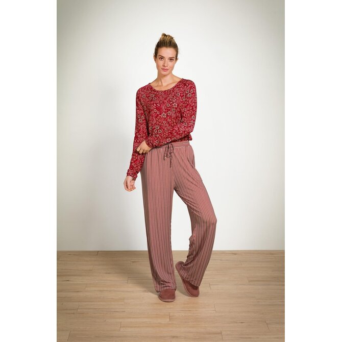 Pip Studio Tina Long Sleeve Top Daisy Dreams Red XL