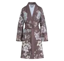 Vandyck Helena peignoir Taupe Large Rose