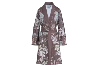 Vandyck Helena peignoir Taupe Grand Rose