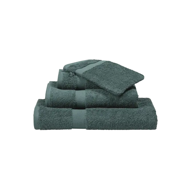 Vandyck Prestige Plain gastendoekje 40x60 Forest Green