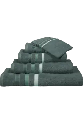 Vandyck Prestige Lines douchelaken 70x140 Forest Green