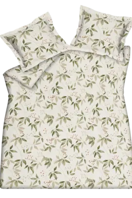 Vandyck Mosswood taie d'oreiller 60x70 Crème Sable