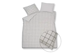 Vandyck Flanel Dundee dekbedovertrek 260x220/240 Thyme