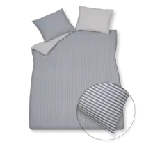 Vandyck Flanelle Glasgow housse de couette 240x200/220 Bleu Encre