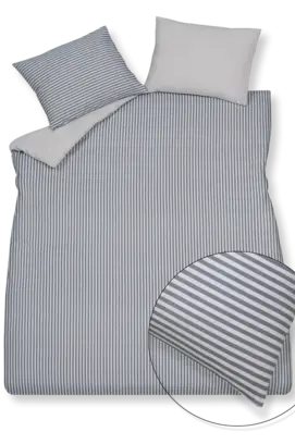 Vandyck Flanelle Glasgow housse de couette 260x220/240 Encre bleue