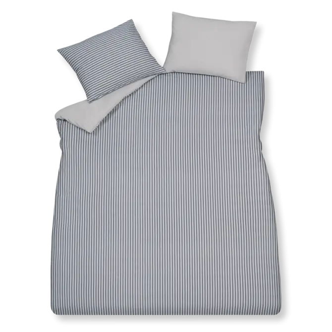 Vandyck Flanelle Glasgow housse de couette 260x220/240 Bleu Encre