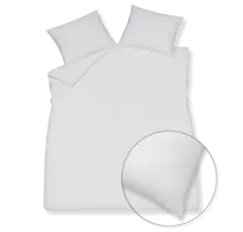 Vandyck Satin Luxe housse de couette 140x200/220 Blanc