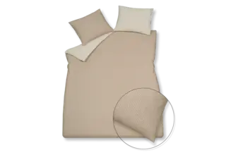 Vandyck Home Trento housse de couette 200x200/220 Brun rouille