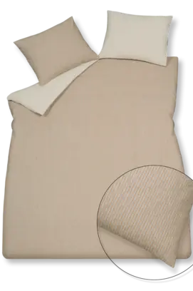 Vandyck Home Trento housse de couette 240x200/220 Brun rouille