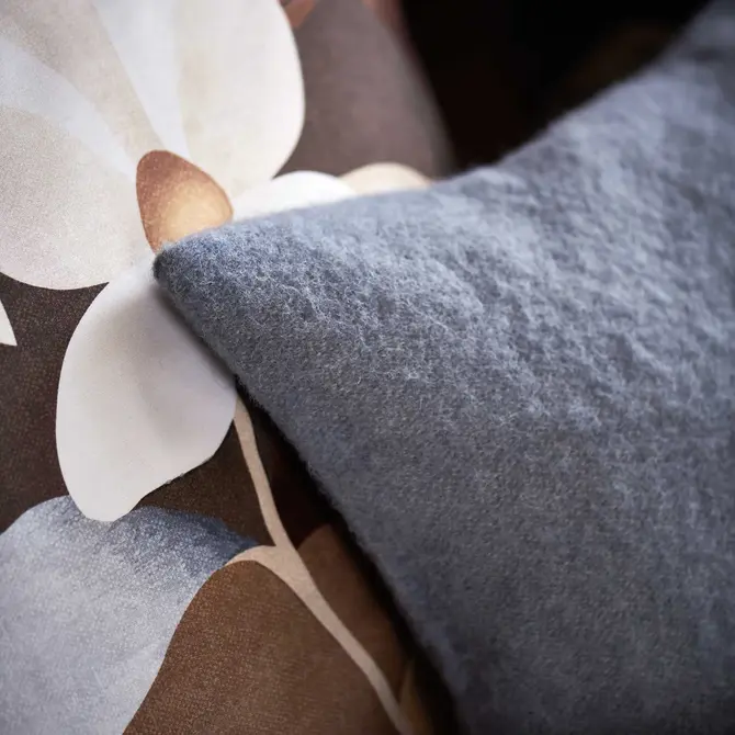 Vandyck Home Bellavita jeté de lit 130x220 Bleu poussiéreux