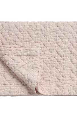Vandyck Pure 10 G.Dyed bedsprei 260x260 Light Pink