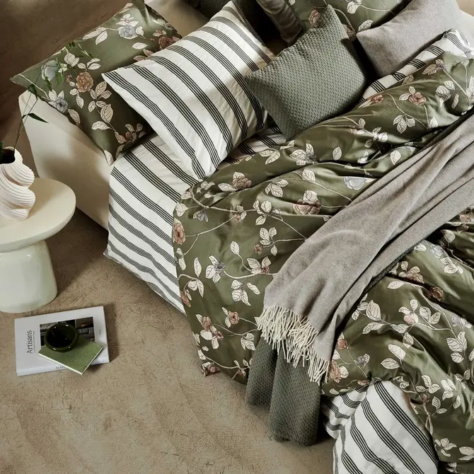 Vandyck Pure 94 dekbedovertrek 140x200/220 Thyme