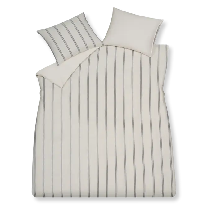 Vandyck Pure 96 taie d'oreiller 60x70 Blanc cassé