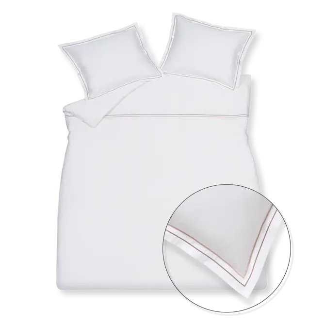 Vandyck Purity Napels dekbedovertrek 260x220/240 Rosewood