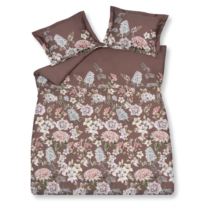 Vandyck Rosalie housse de couette 240x200/220 Palissandre