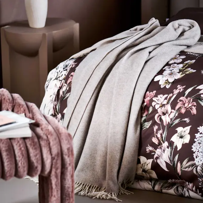 Vandyck Rosalie dekbedovertrek 240x200/220 Rosewood