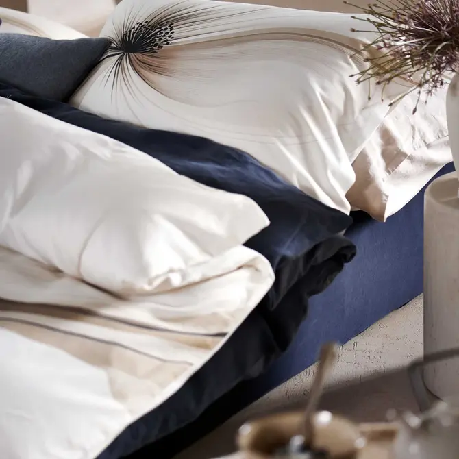 Vandyck Saffira housse de couette 200x200/220 Crème Brun clair