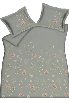 Vandyck Fleurine housse de couette 240x200/220 Thym