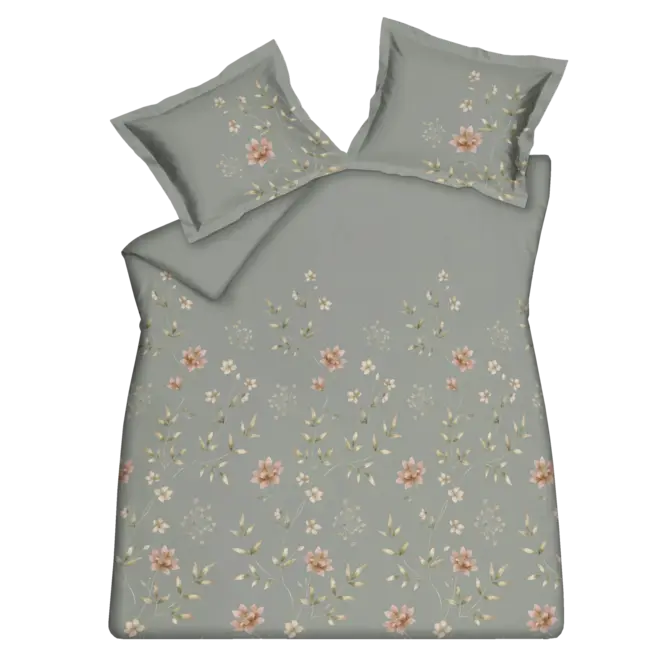 Vandyck Fleurine housse de couette 240x200/220 Thym