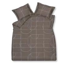 Vandyck Puzzle kussensloop 60x70 Espresso