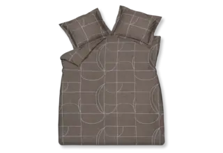 Vandyck Puzzle kussensloop 60x70 Espresso