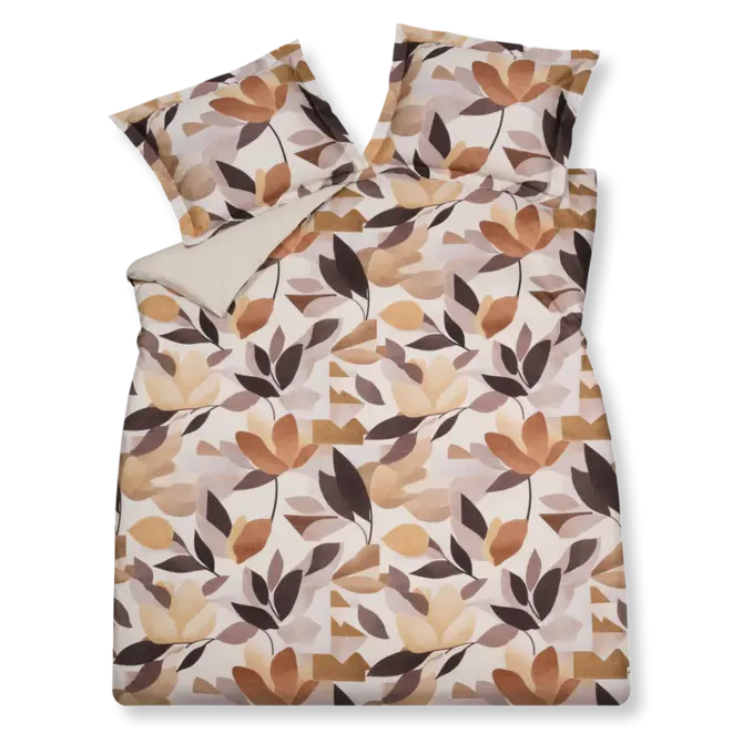 Vandyck Autumn Fern dekbedovertrek 140x200/220 Taupe