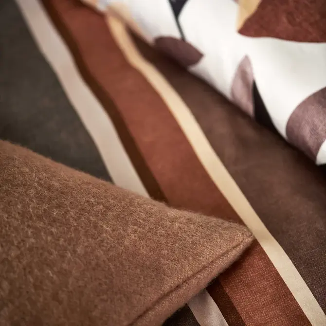 Vandyck Autumn Fern kussensloop 60x70 Taupe