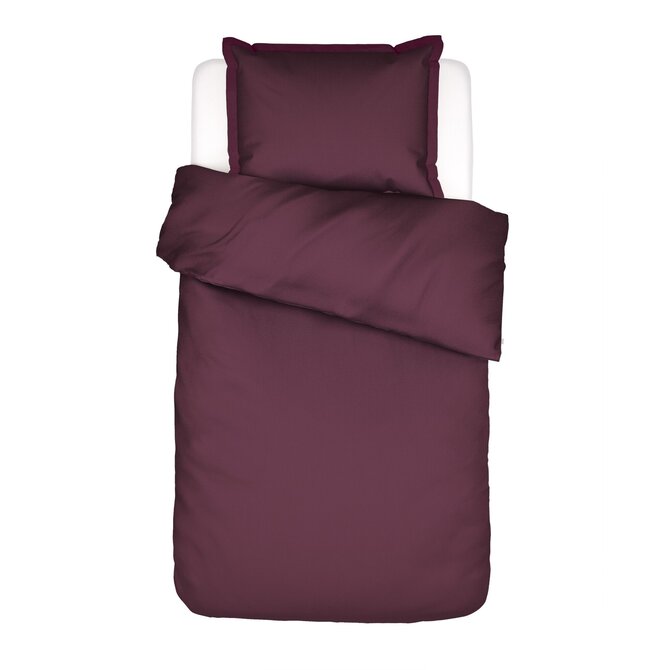 Essenza Aziza Housse de couette 200x200/220 Mauve vin
