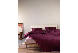 Essenza Aziza Housse de couette 240x200/220 Mauve vin
