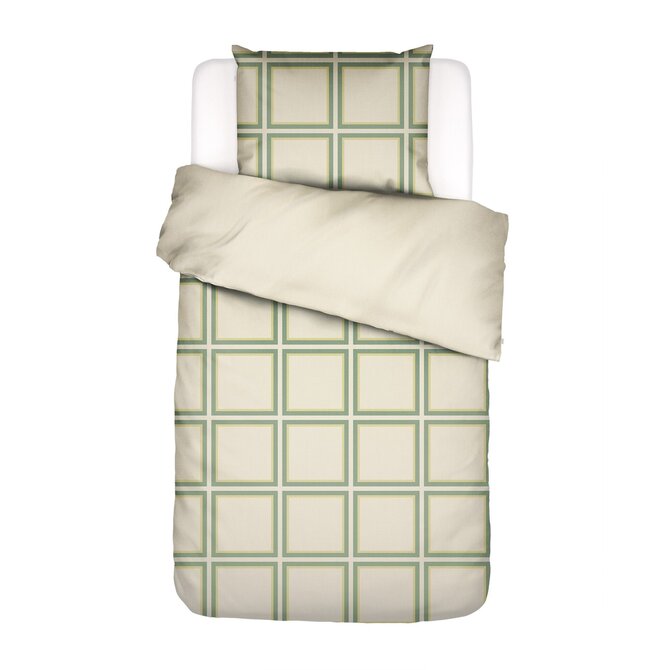 Essenza Luca Taie d'oreiller 60x70 vert basilic