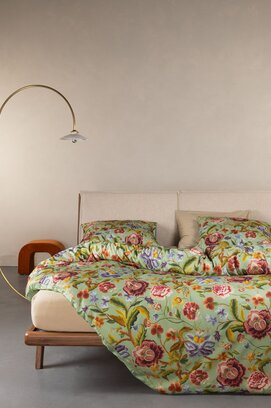 Essenza Rosanella Dekbedovertrek 240x200/220 Basil green