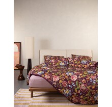 Essenza Rosanella Housse de couette 240x200/220 Mauve vin