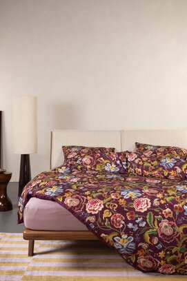 Essenza Rosanella Taie d'oreiller 60x70 Mauve vin