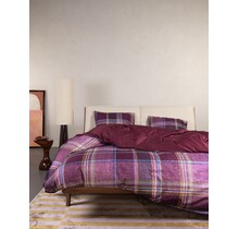 Essenza Meau Housse de couette 140x200/220 Mauve vin