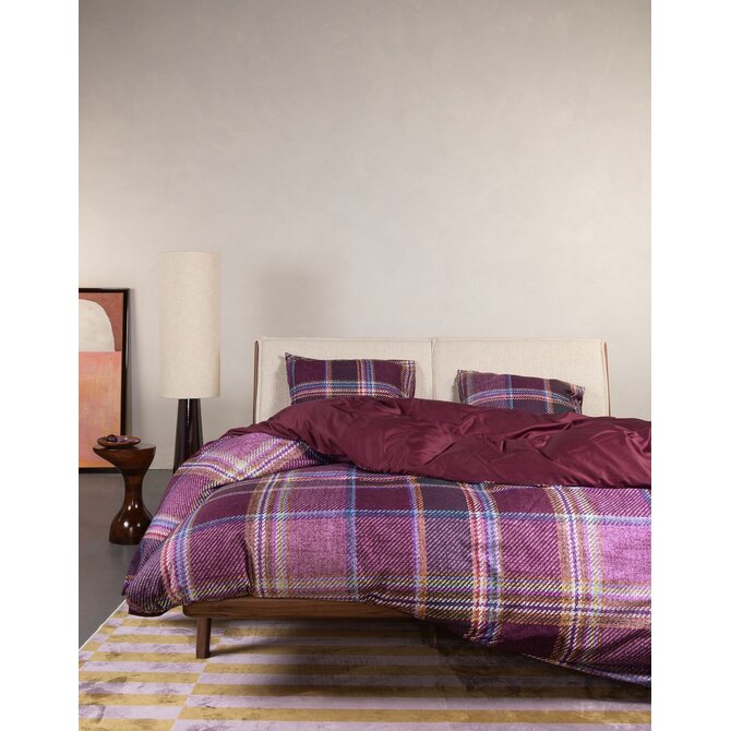 Essenza Meau Dekbedovertrek 200x200/220 Mauve wine