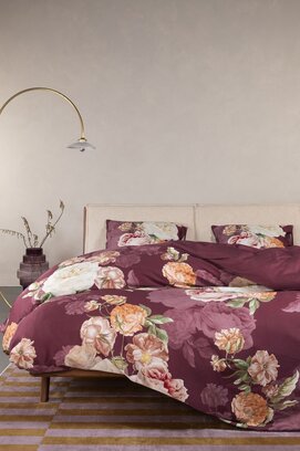 Essenza Orianna Housse de couette 240x200/220 mauve vin