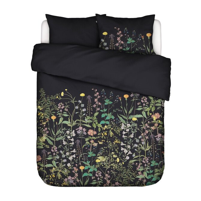 Essenza Augustina Housse de couette 140x200/220 Anthracite