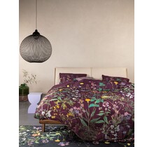 Essenza Augustina Housse de couette 140x200/220 Mauve vin