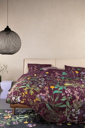 Essenza Augustina Dekbedovertrek 200x200/220 Mauve wine