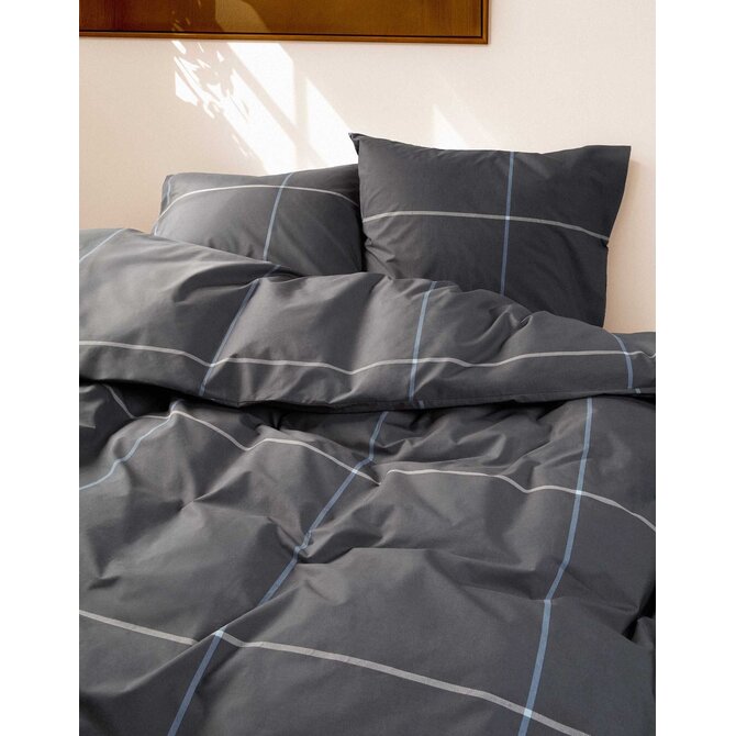 Marc O'Polo Suvie Taie d'oreiller 60x70 anthracite