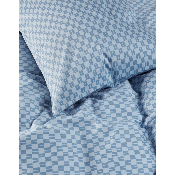 Marc O'Polo Svea Taie d'oreiller 60x70 bleu calme