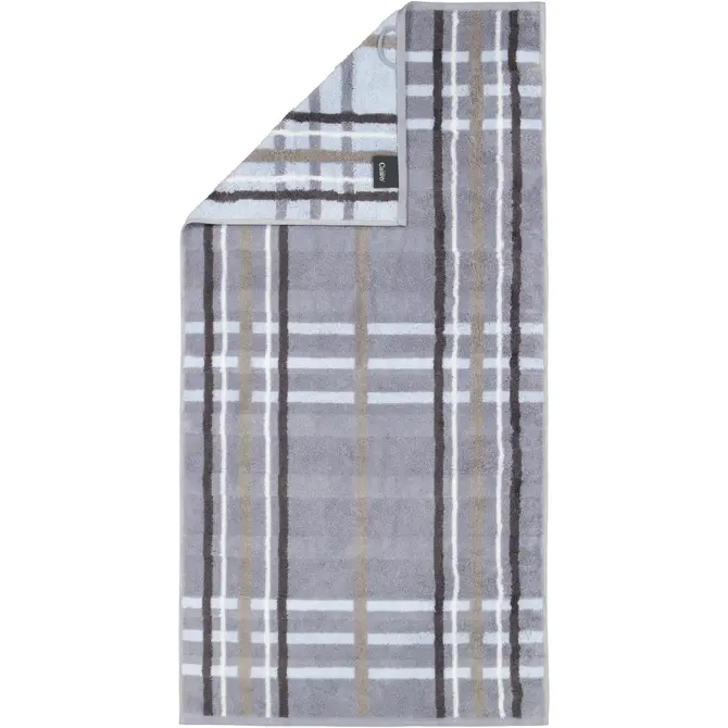 Cawö Noblesse Check serviette 50x100 bleu nordique