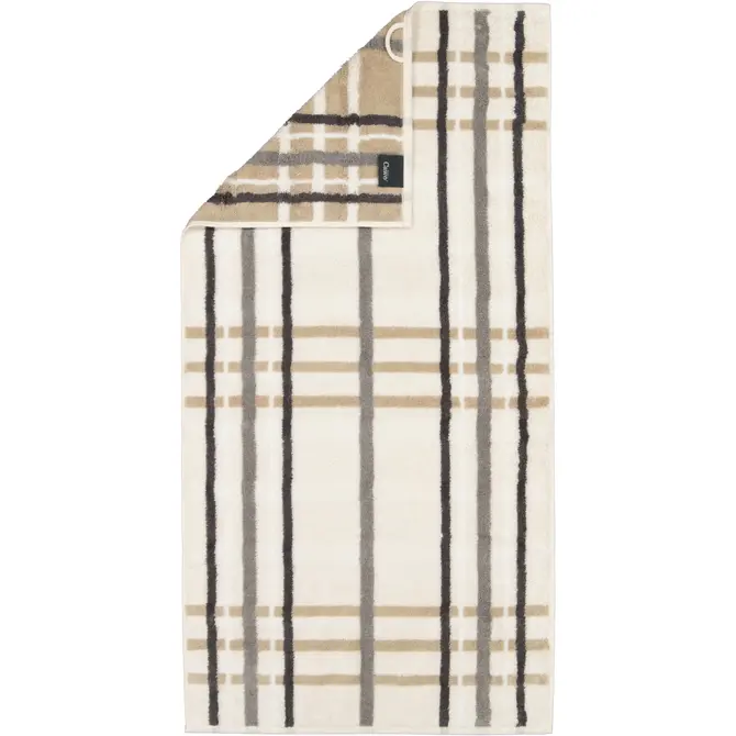 Cawö Noblesse Check Badlaken 80x150 natur