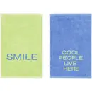 Cawö Cawö Postcards Towels Edition Postcard Towels 30x50 SMILE