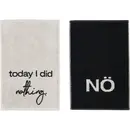 Cawö Cawö Postcards Towels Edition Postcard Towels 30x50 today I did nothing
