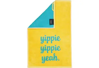 Cawö Postcards Towels Edition Postcard Towels 30x50 yippie yippie yeah.