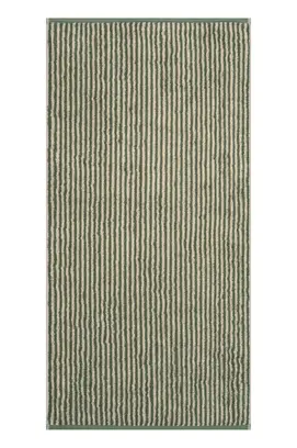 Cawö Rayure bicolore Serviette de bain 80x150 champ