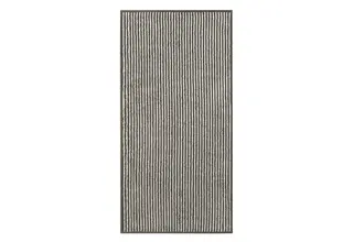 Cawö Two-Tone Stripe Badlaken 80x150 basalt